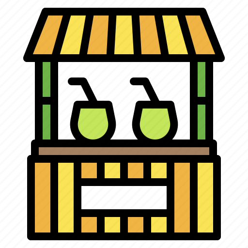 Beverage, food stall, stall, summer icon - Download on Iconfinder