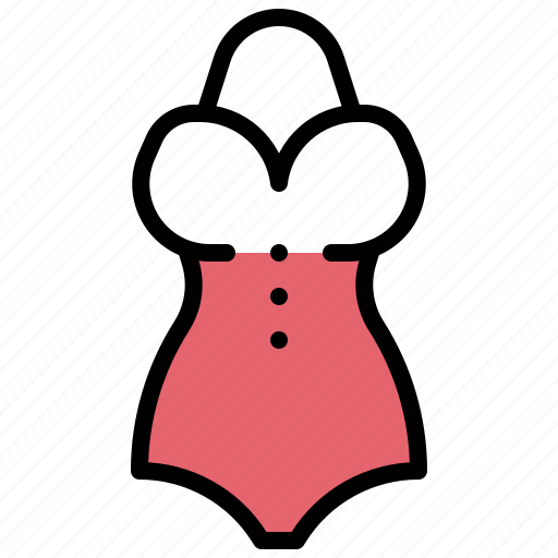 Clothes, fashion, onepiece, summer, swimsuit icon - Download on Iconfinder