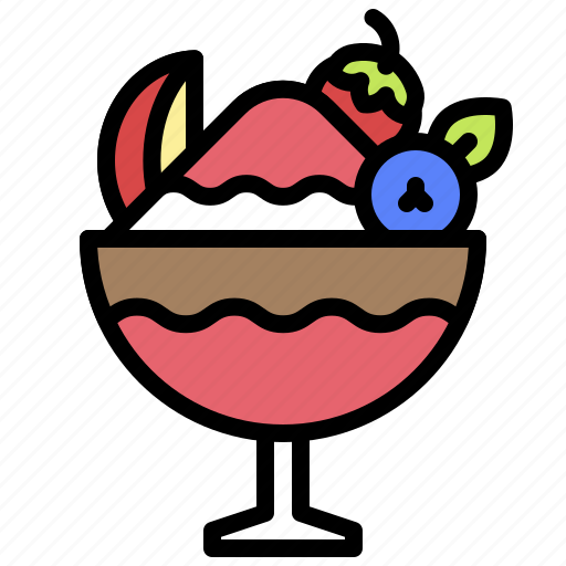 Desert, ice cream, shaved ice, summer, sweets icon - Download on Iconfinder
