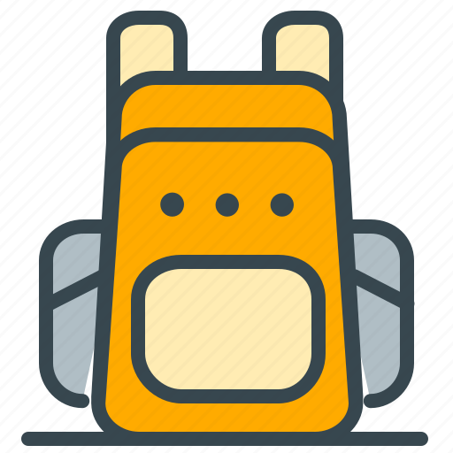 Backpack, bag, clothes, holiday, pack, summer, vacation icon - Download on Iconfinder