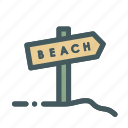 beach, board, holiday, sign, summer, vacation