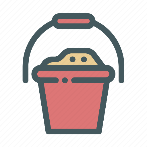 Beach, bucket, fun, holiday, sand icon - Download on Iconfinder