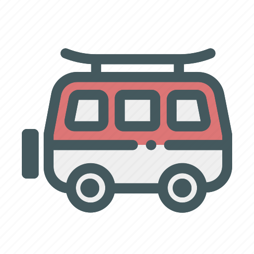 Car, fun, holiday, transportation, vacation, van icon - Download on Iconfinder