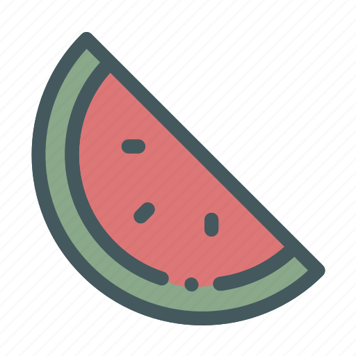 Food, fresh, fruit, summer, watermelon icon - Download on Iconfinder
