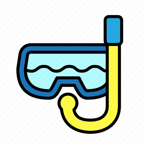 Skinscuba, summer, vacation, water glasses icon - Download on Iconfinder