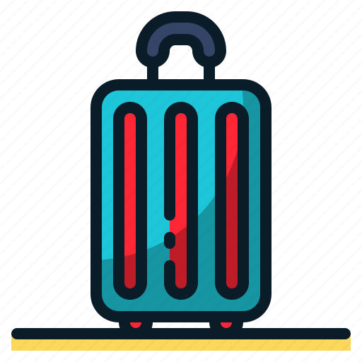 Bag, briefcase, holiday, luggage, suitcase, tourism, travel icon - Download on Iconfinder