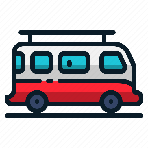 Car, summer, transportation, travel, vacation, van, vehicle icon - Download on Iconfinder