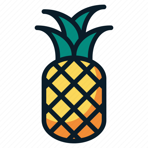 Dessert, food, fruit, healthy, pineapple, sweet, tropical icon - Download on Iconfinder