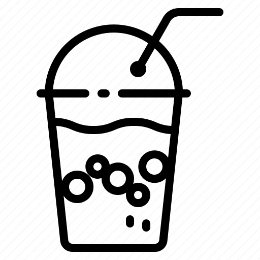 Beverage, bubble tea, coffee, drink, milk, pearl, tea icon - Download on Iconfinder