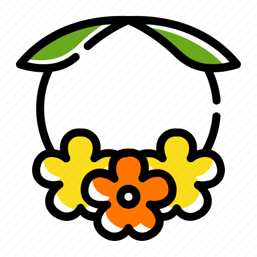 Necklace, flower, hawaii, accessory icon - Download on Iconfinder