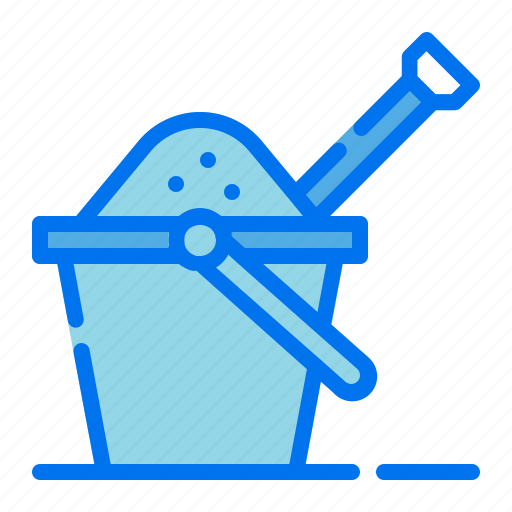 Bucket, sand, toy, beach, shovel icon - Download on Iconfinder