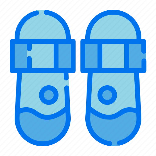 Slippers, footwear, slipper, beach icon - Download on Iconfinder