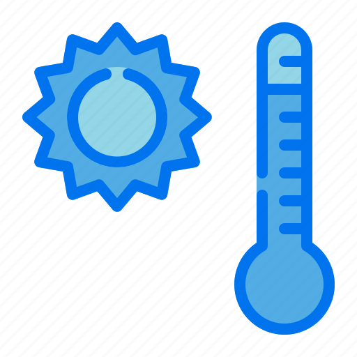 Temperature, thermometer, hot, weather icon - Download on Iconfinder