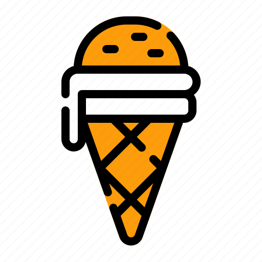 Food, dessert, cone, ice cream icon - Download on Iconfinder