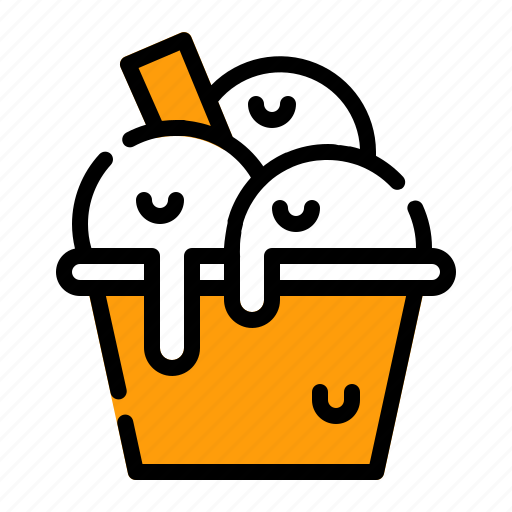 Food, sweet, dessert, cold, ice cream icon - Download on Iconfinder