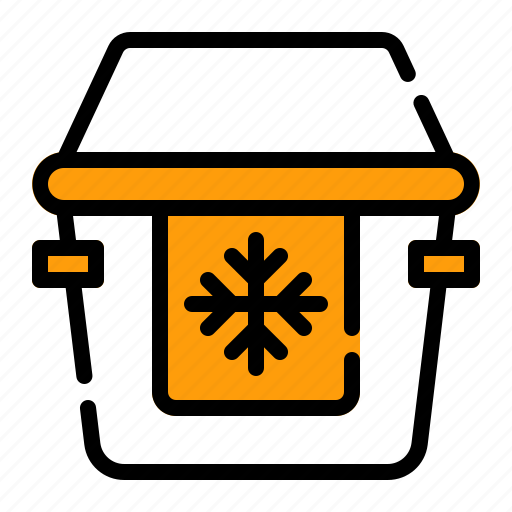 Ice, box, cooler, refrigerator, container, portable, fridge icon - Download on Iconfinder