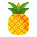 fruit, pineapple, healthy, tropical, food