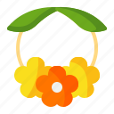 necklace, flower, hawaii, accessory