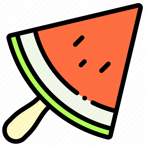 Fruit, healthy, slice, watermelon icon - Download on Iconfinder