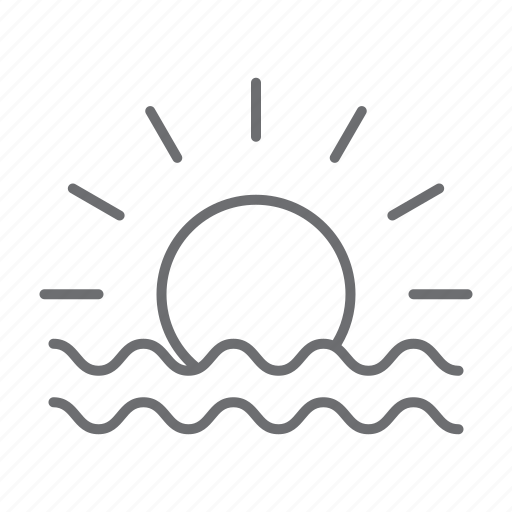 Sun, sunny, nature, weather, forecast, sunup, sunrise icon - Download on Iconfinder