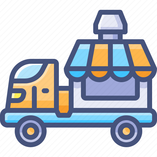 Food, truck, street food, vehicle, cooking, mobile, restaurant icon - Download on Iconfinder