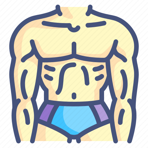 Man, body, male, muscular, fit, strong, shorts icon - Download on Iconfinder