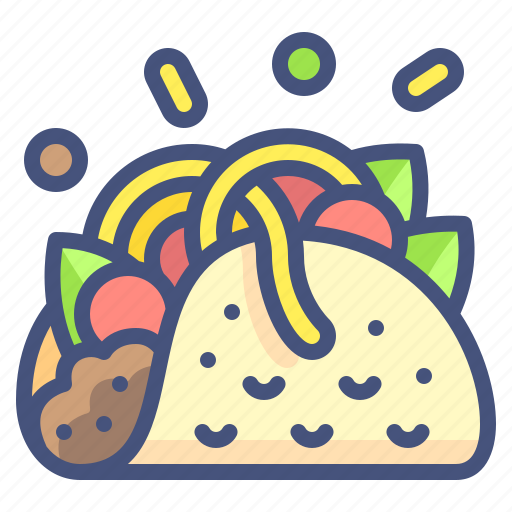 Taco, food, gyros, kebab, donner, eating, cooking icon - Download on Iconfinder
