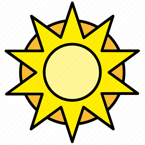 Abstract, astrology, flower, nature, sun, weather, yellow icon - Download on Iconfinder