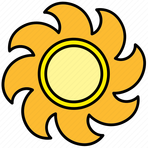 Abstract, astrology, flower, nature, sun, weather, yellow icon - Download on Iconfinder