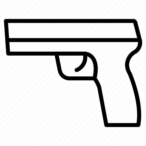 Pistol, gun, arm, weapon icon - Download on Iconfinder