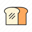 bread, breakfast, food, kitchen, toast, bake, loaf, slice
