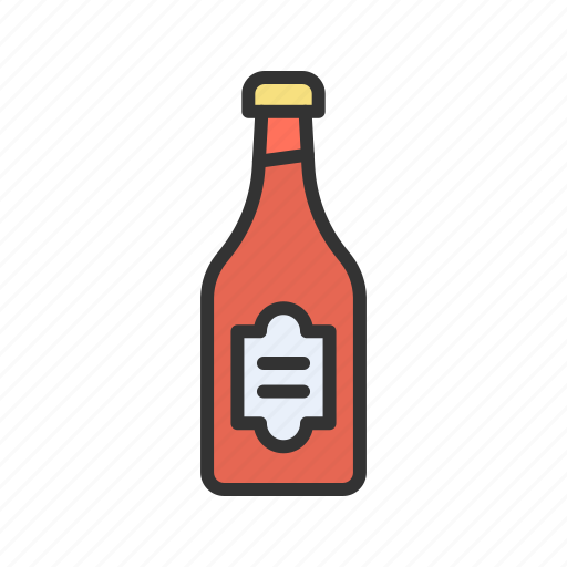 Ketchup, sauce, tomato, spice, bottle, bbq, food icon - Download on Iconfinder