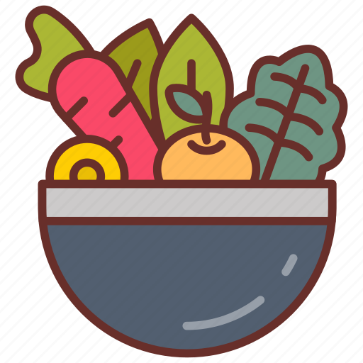 Salad, bar, veg, bowl, lunch, craving, meal icon - Download on Iconfinder