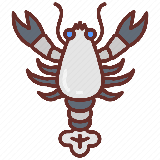 Lobster, spiny, shrimp, crab, prawn, crayfish icon - Download on Iconfinder