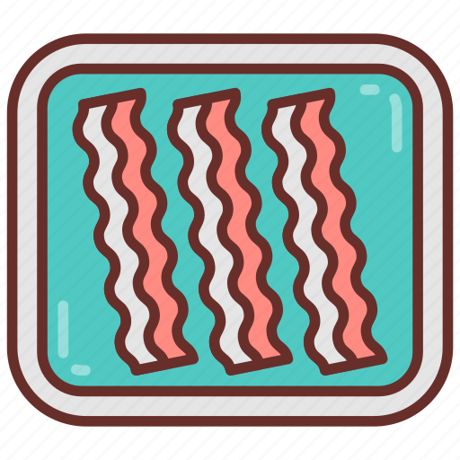 Bacon, pork, meat, pig, ham, piece icon - Download on Iconfinder