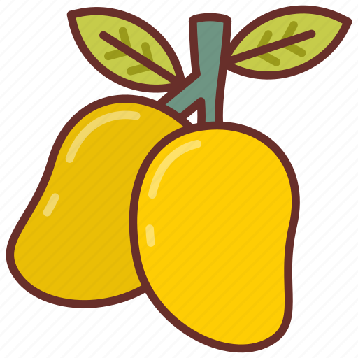 Mangoes, sweet, yellow, fruit, healthy, food icon - Download on Iconfinder