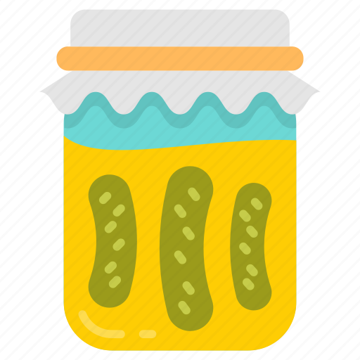 Pickles, spice, cucumber, pickle, vinegar icon - Download on Iconfinder