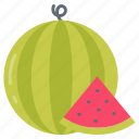 watermelon, melon, fruit, chunk