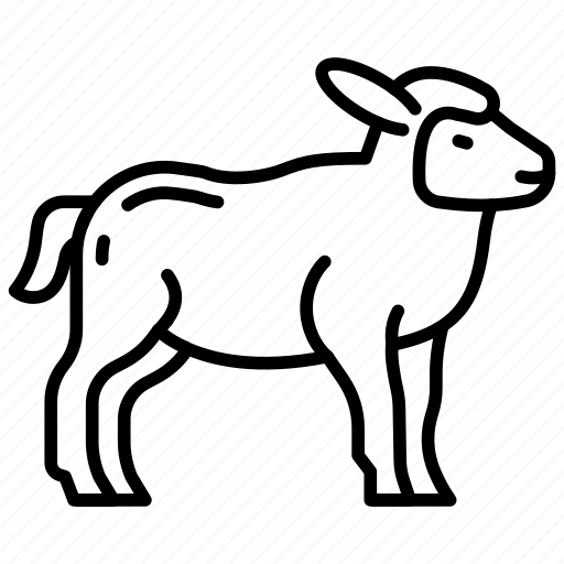 Lamb, sheep, mutton, lambkin, pet icon - Download on Iconfinder