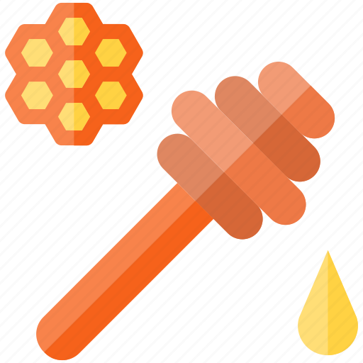 Bee, honey, honeycomb, sweet, dipper, supermarket icon - Download on Iconfinder