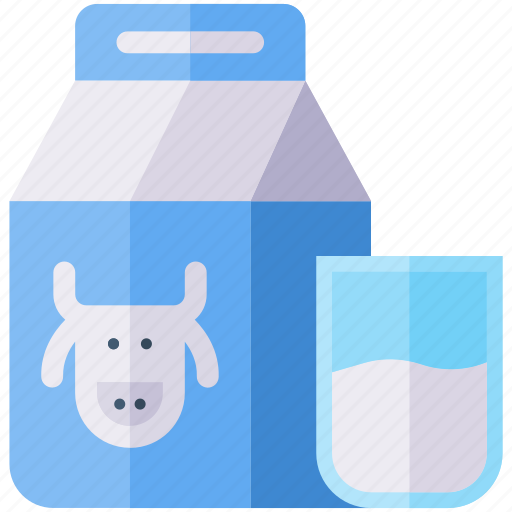 Milk, glass, drink, box, package, supermarket icon - Download on Iconfinder