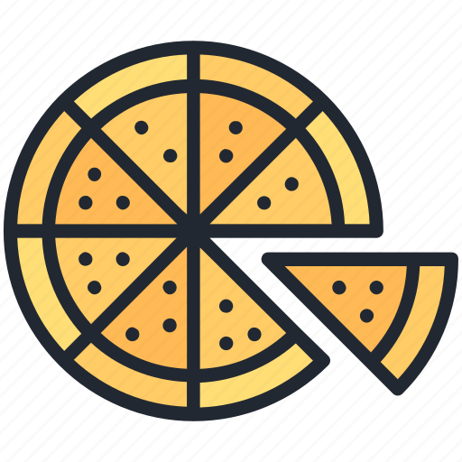 Pizza, slice, fast food, italian icon - Download on Iconfinder