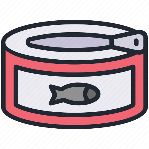 Canned, fish, food, meal, seafood, tuna, sardine icon - Download on Iconfinder