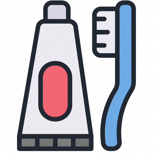 Toothbrush, toothpaste, dental, hygiene, tooth icon - Download on Iconfinder