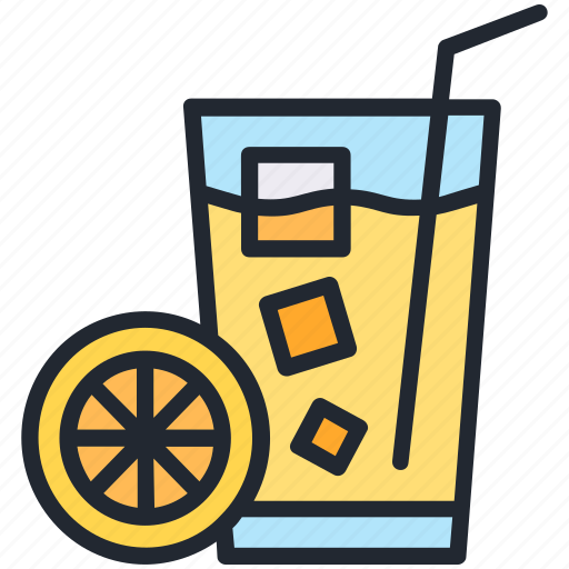Orange, juice, drink, beverage, glass icon - Download on Iconfinder