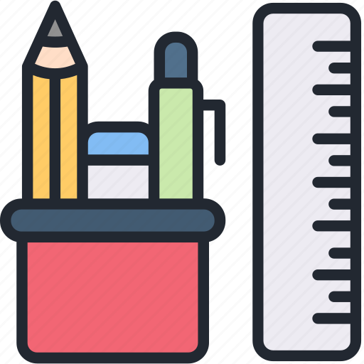 Stationary, pencil, pen, tool icon - Download on Iconfinder