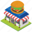 burger shop, food corner, food point, food store, restaurant 