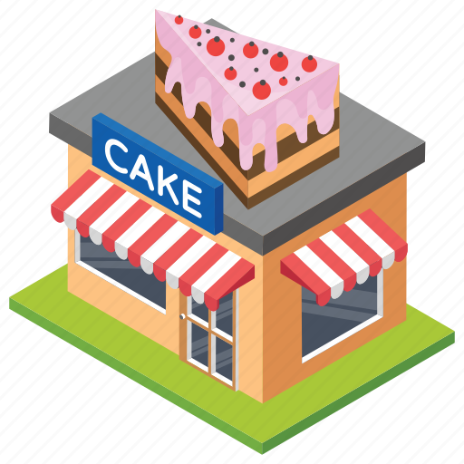 Bakery, bakery architecture, bakery building, breakfast bakery, cake store icon - Download on Iconfinder