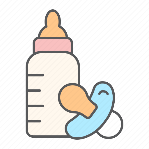 Bottle, nipple, baby, supermarket, milk, department, product icon - Download on Iconfinder