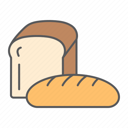 Supermarket, breakfast, bread, loaf, bakery, department, product icon - Download on Iconfinder